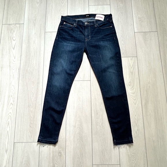 NWT/ HUDSON~  Women’s “Krista” Ankle Skinny W/ Raw Hem Jeans~ Color Niya~ Sz31 - Picture 6 of 17